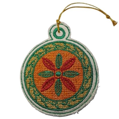 Producto - Borla Adorno Navideño Bordado