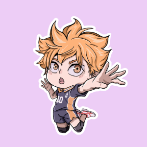 Producto - Stickers en Vinilo - Haikyu - Hinata