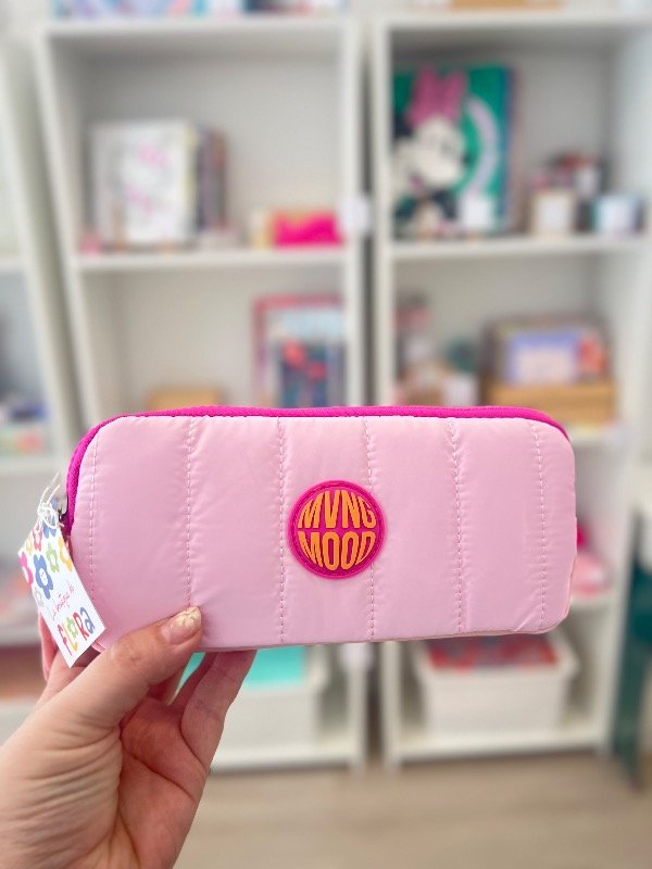 Producto - Cartuchera triple rosa