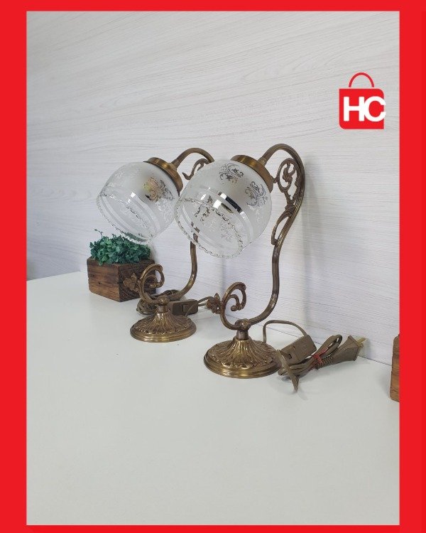 Producto - Veladores de Bronce Estilo Art Nouveau