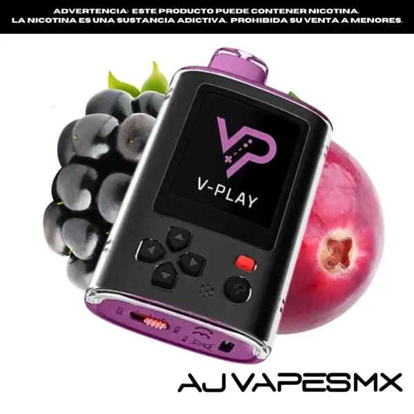 Producto - (POD DESCARTABLE) V-PLAY 20K RETRO GAMES - BLACK MAMBA