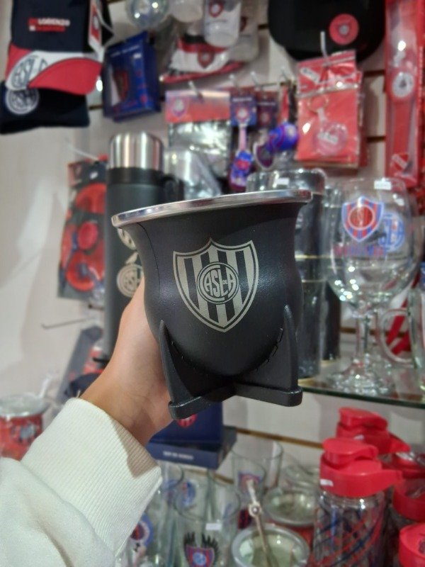 Producto - Mate camionero San Lorenzo negro