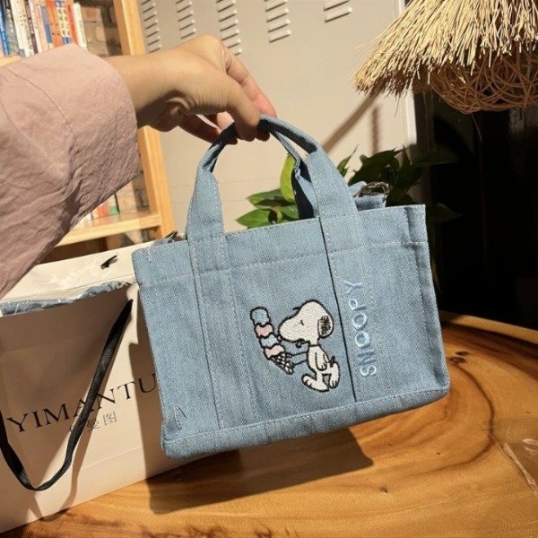 Producto - Snoopy bolsito jean