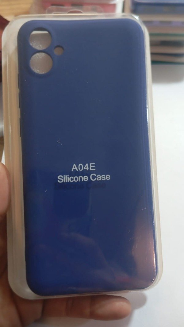 Producto - Funda Silicone Case Azul para Samsung A04e