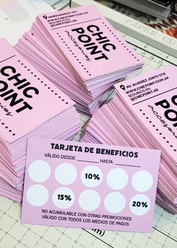 Producto - Tarjetas de Fidelidad