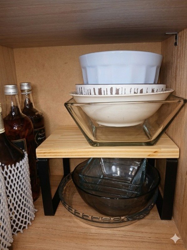 Producto - Estante Organizador Madera y Hierro - 2