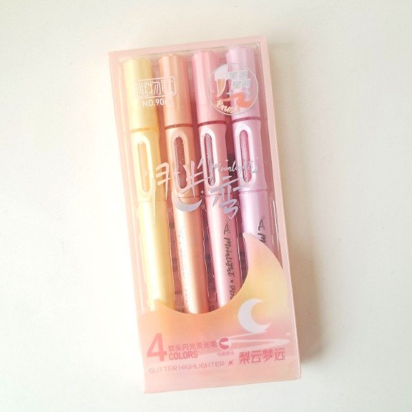 Producto - Marcadores pincel con brillos - Moonlight: Rosa