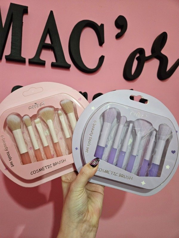Producto - Set brochas x6 premium Pastel