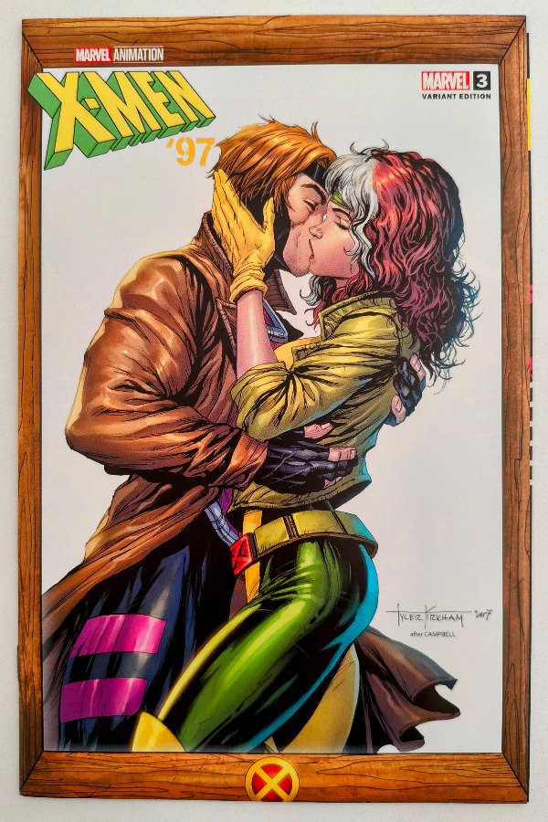 Producto - X-Men '97 #3 (2024) - Variante homenaje de Gambit y Rogue por Tyler Kirkham