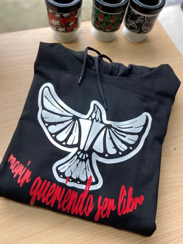 Producto - Buzo capucha #ponerlealasamidestino