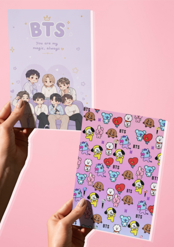 Producto - Cuadernos a5 BTS - 2