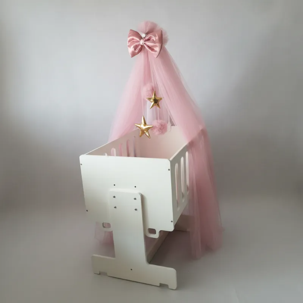 Producto - Dosel de Tul Para Colecho y Moisés - Estrellas de Ensueño - 3