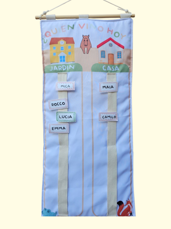 Producto - Panel de asistencias JARDIN - CASA - 1