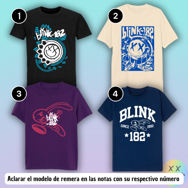 Producto - Remeras Blink-182 #1