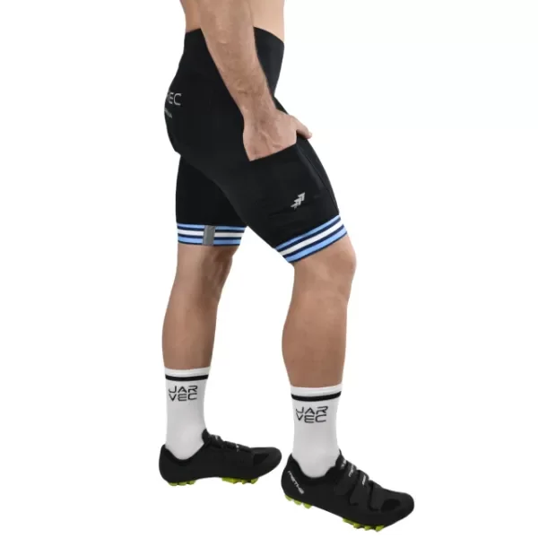 Producto - Calza Corta JAR VEC Ciclismo Argentina Con Badana Y Bolsillo de Hombre
