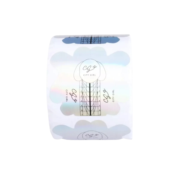 Producto - Molde Para Uñas Tornasolado Rollo x300 Piezas City Girl