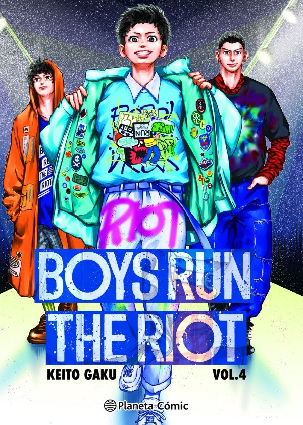 Producto - BOYS RUN THE RIOT 4 Keito Gaku Planeta Cómic
