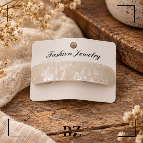 Producto - HEBILLA FRANCESA X 12 PCS RECTANGULAR BLA Y NEGRO - 2129-4 - 1