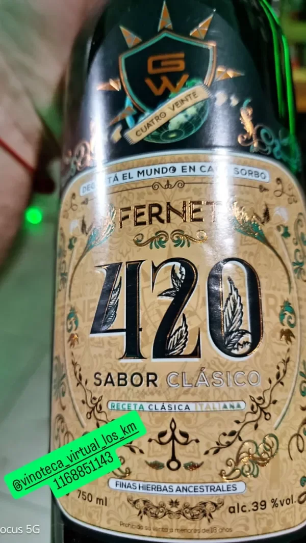 Producto - Fernet 420 (750 Ml)