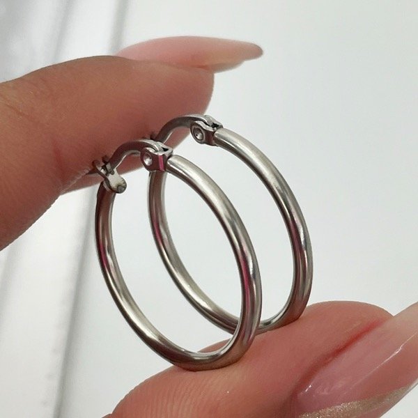 Producto - ARGOLLAS ACERO LISAS 25MM