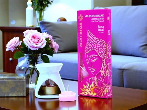 Producto - velas de noche aromaticas AROMANZA x 10u