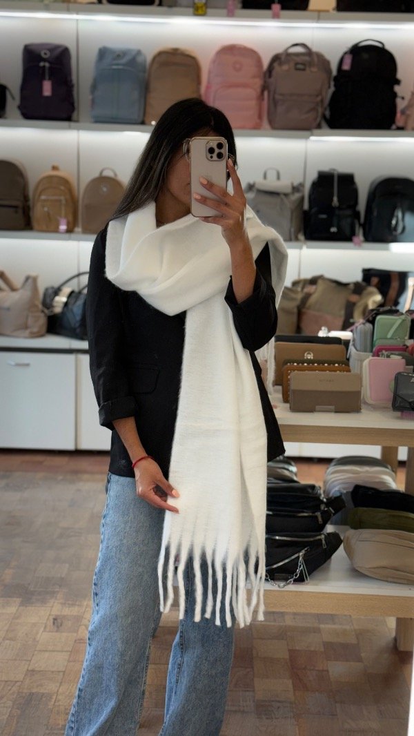 Producto - Bufandón Nube - Blanco