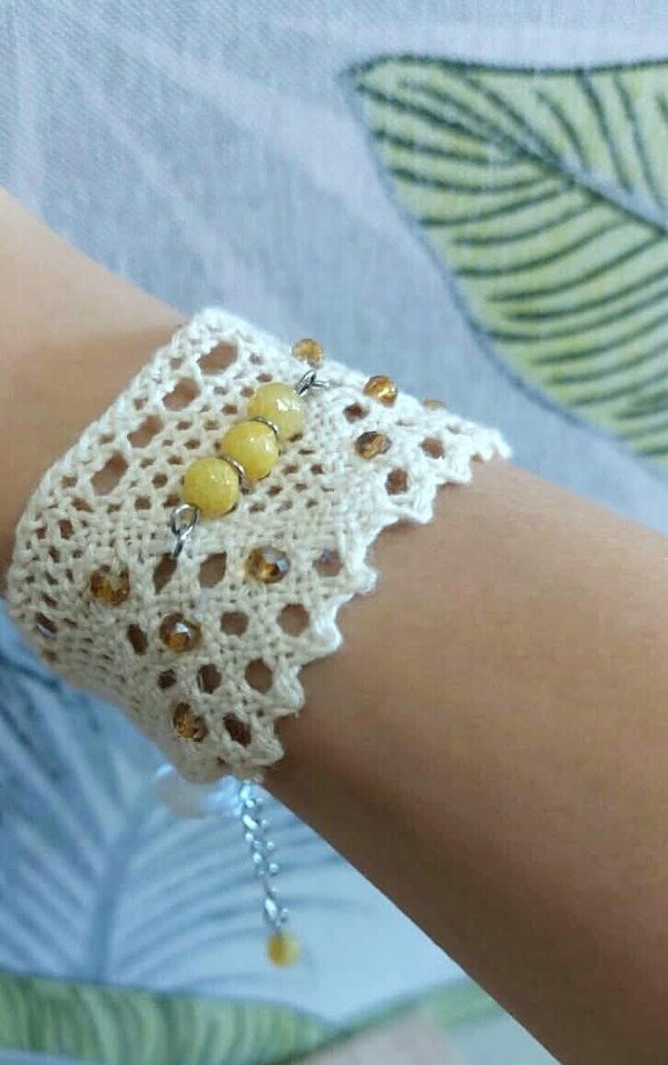 Producto - Pulsera puntilla con Ágatas
