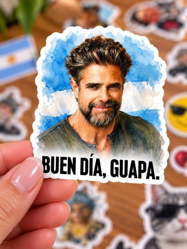 Producto - Stickers // Buen día guapa