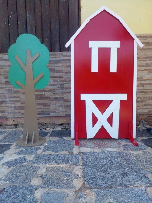 Producto - panel Granero pintado