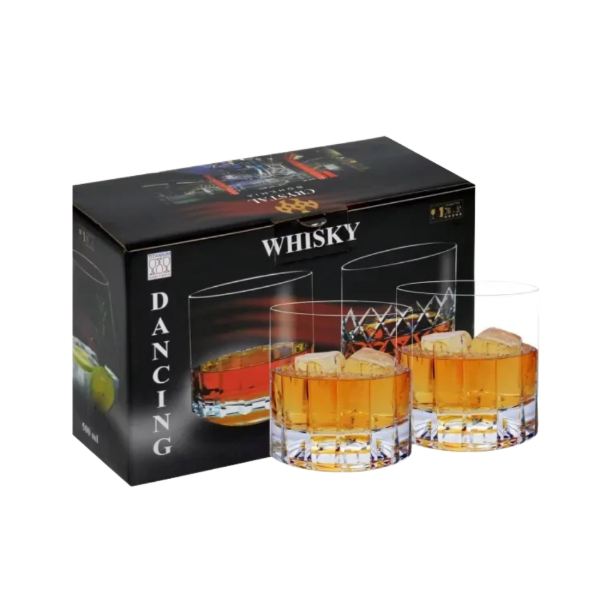 Producto - Vaso Bohemia Whisky Dancing Liso 560ml x 2unid