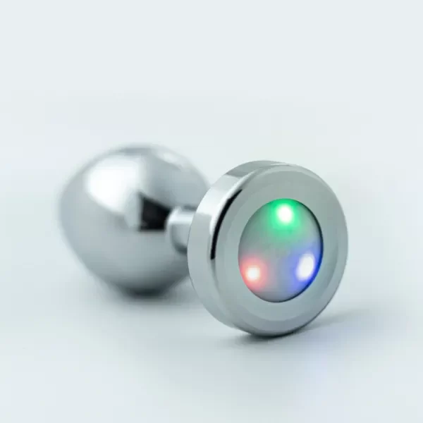 Producto - Plug Anal Acero Small Luz Led - 1