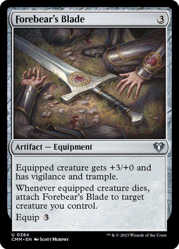 Producto - Forebear's Blade #384  Commander Masters