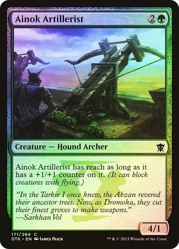 Producto - Ainok Artillerist Foil  Dragons of Tarkir