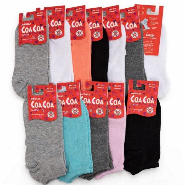 Producto - ART. 2510 COA COA. SOQUETE LISO MUJER