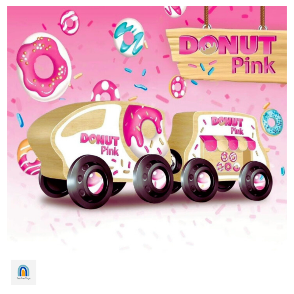 Producto - Vehículos Imantados Donut Pink