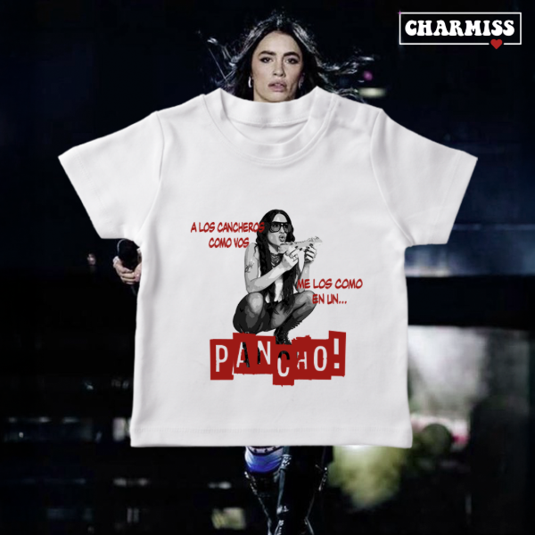 Baby tee a los cancheros como vos me los como en un pancho