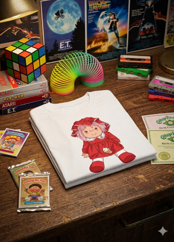 Producto - Remera Mujer Muñeca Pepona Fiorella Helado Rojo
