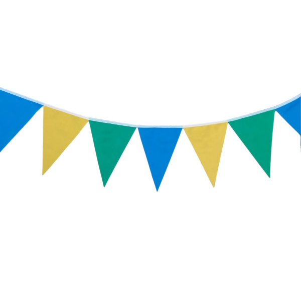 Producto - Banderín colores  bandera de Brasil / Verde - Amarillo - Azul