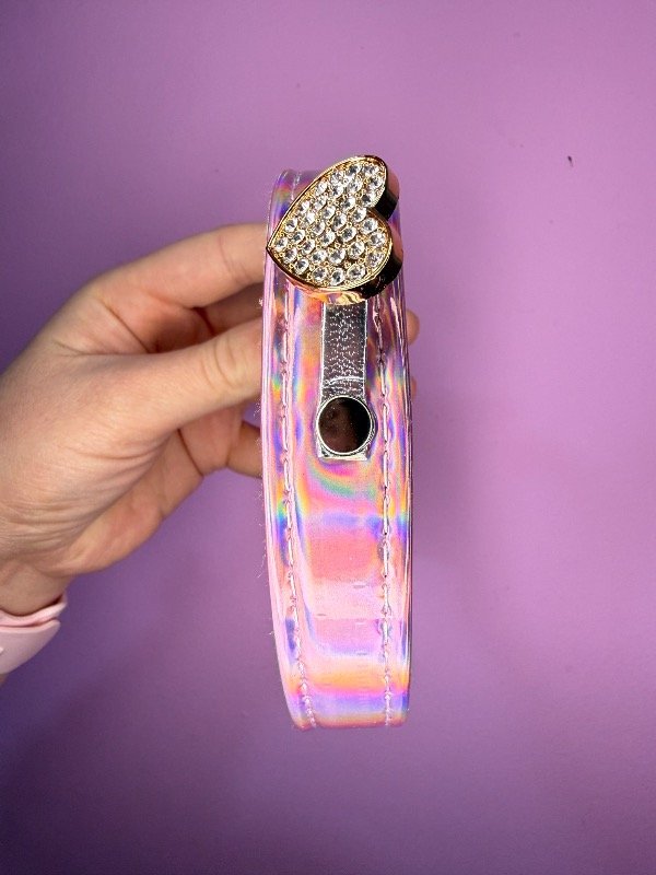 Producto - Collar glamur charol corazón