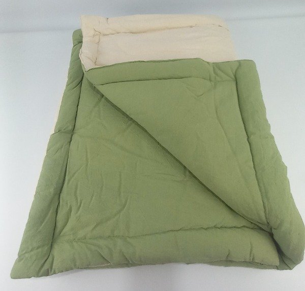 Producto - Pillow Reversible Verde Musgo / Crudo