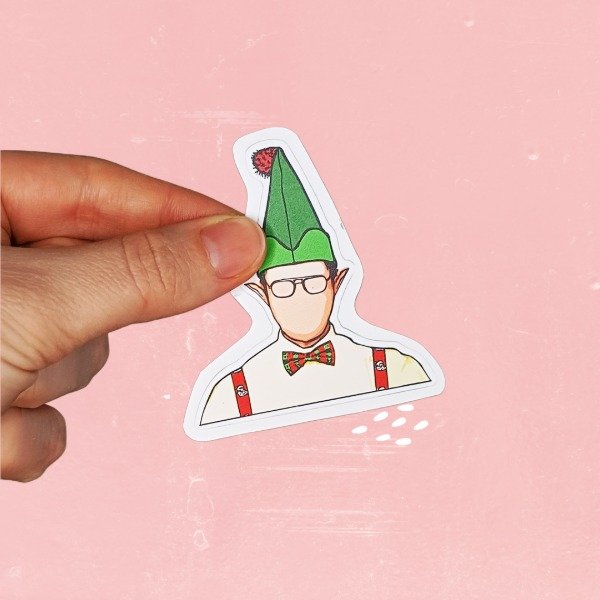 Producto - Sticker Dwight Navidad