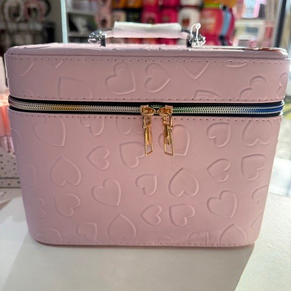 Producto - Valija Corazones Rosa Grande Paris Night