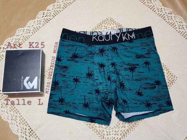 Producto - Boxer de Hombre Kaury K-25 Talle L Verde Ingles