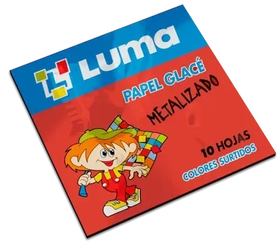 Producto - Papel Glace Metalizado x10 hojas