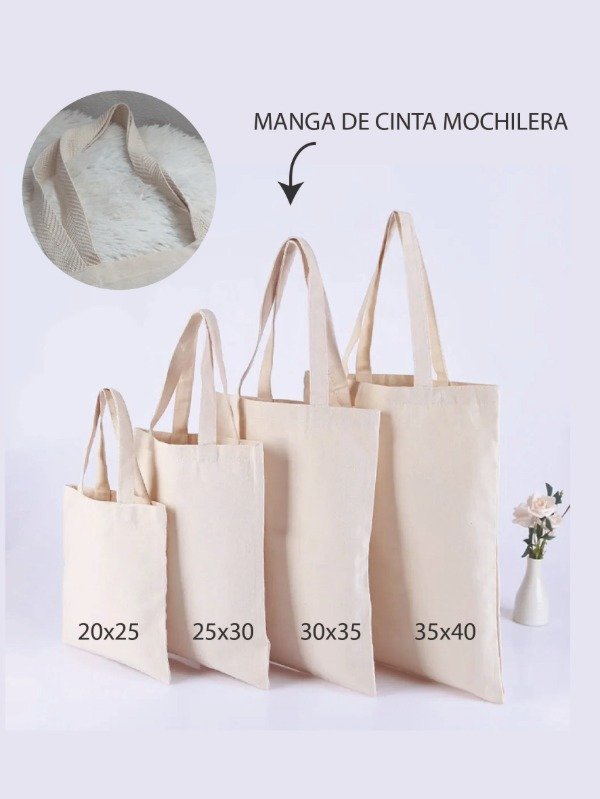 Producto - TOTE BAG DE LIENZO - lisas