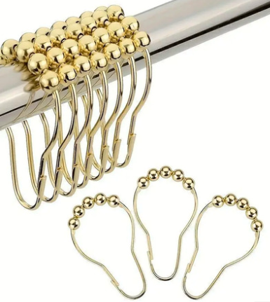 Producto - Gancho cortina ducha dorado