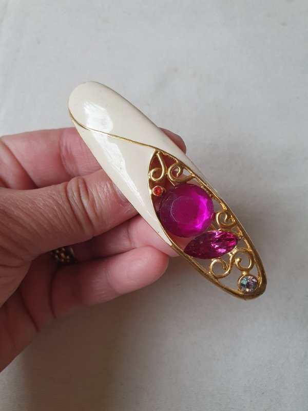 Producto - Broche 80s Barrette Shocking Pink - 6