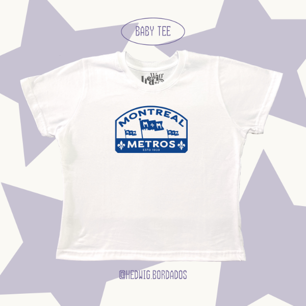 Baby tee "montreal metros heated rivalry"