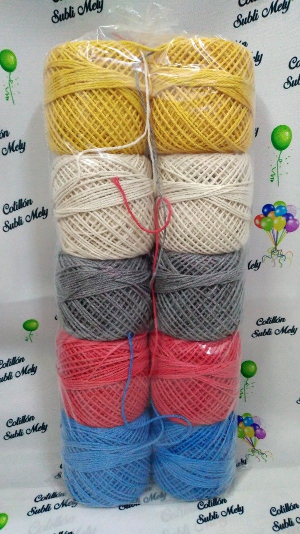 Producto - HILO DE ALGODON DE COLORES CADA UNO