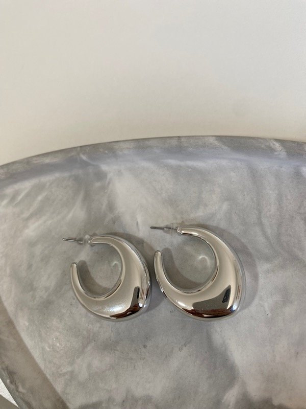 Producto - Aros Piper plateados